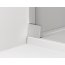 Ronal Sanswiss Cadura CA31C D Drzwi prysznicowe wahadłowe 100x200 cm ze ścianką stałą prawe, profile srebrny połysk szkło przezroczyste Aquaperle CA31CD1005007 - zdjęcie 8