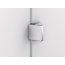 Ronal Sanswiss Melia Drzwi wahadłowe dwuczęściowe ze ścianką stałą w linii 140,1-200xdo 200 cm prawe, profile chrom szkło przezroczyste ME32WDSM21007 - zdjęcie 7