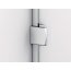 Ronal Sanswiss Melia Drzwi wahadłowe jednoczęściowe ze ścianką stałą w linii do 140xdo 200 cm prawe, profile chrom szkło przezroczyste ME31WDSM11007 - zdjęcie 4