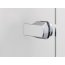 Ronal Sanswiss Melia Drzwi wahadłowe jednoczęściowe ze ścianką stałą w linii do 140xdo 200 cm prawe, profile chrom szkło przezroczyste ME31WDSM11007 - zdjęcie 7