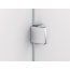 Ronal Sanswiss Melia Drzwi wahadłowe jednoczęściowe ze ścianką stałą w linii do 140xdo 200 cm prawe, profile chrom szkło przezroczyste ME31WDSM11007 - zdjęcie 3