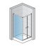 Ronal Sanswiss Eco-Line Ścianka boczna 120x190 cm, profile białe szkło przezroczyste ECOF12000407 - zdjęcie 2