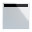 Ronal Sanswiss Ila Brodzik konglomeratowy kwadratowy 100x100 cm pokrywa czarny mat, biały WIQ1000604 - zdjęcie 1