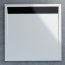 Ronal Sanswiss Ila Brodzik konglomeratowy kwadratowy 80x80 cm pokrywa czarny mat, biały WIQ0800604 - zdjęcie 5