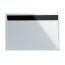 Ronal Sanswiss Ila Brodzik konglomeratowy prostokątny 80x100 cm pokrywa czarny mat, biały WIA801000604 - zdjęcie 1