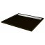 Ronal Sanswiss Ila Brodzik konglomeratowy prostokątny 80x120 cm pokrywa połysk, czarny granit WIA8012050154 - zdjęcie 4