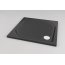 Ronal Sanswiss Marblemate Brodzik konglomeratowy kwadratowy 100x100 cm, czarny granit WMQ1000154 - zdjęcie 1