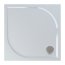 Ronal Sanswiss Marblemate Brodzik konglomeratowy kwadratowy 80x80 cm, biały WMQ080004 - zdjęcie 1