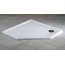 Ronal Sanswiss Marblemate Brodzik konglomeratowy pięciokątny 90x90 cm, biały WM5636090004 - zdjęcie 4