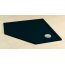 Ronal Sanswiss Marblemate Brodzik konglomeratowy pięciokątny 90x90 cm, czarny granit WM56360900154 - zdjęcie 1