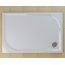 Ronal Sanswiss Marblemate Brodzik konglomeratowy prostokątny 80x100 cm, biały WMA8010004 - zdjęcie 3