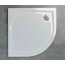 Ronal Sanswiss Marblemate Brodzik półokrągły 100x100 cm, biały WMR55100004 - zdjęcie 3