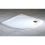 Ronal Sanswiss Marblemate Brodzik półokrągły 100x100 cm, biały WMR55100004 - zdjęcie 5