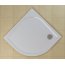 Ronal Sanswiss Marblemate Brodzik półokrągły 100x100 cm, biały WMR55100004 - zdjęcie 1