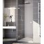 Ronal Sanswiss Melia Drzwi prysznicowe wahadłowe jednoczęściowe lewe, profile chrom ME1GSM11007 - zdjęcie 1