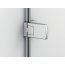 Ronal Sanswiss Melia Drzwi prysznicowe wahadłowe jednoczęściowe lewe, profile chrom ME1GSM11007 - zdjęcie 7