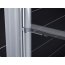 Ronal Sanswiss Mobility Kabina prysznicowa narożna z drzwiami dwuczęściowymi dzielonymi w połowie 100x195 cm drzwi lewe, profile połysk szkło przezroczyste SLM4G10005007 - zdjęcie 5