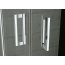 Ronal Sanswiss Modulo 1400 Kabina kwadratowa 80x80x203 cm + brodzik + zestaw prysznicowy profile srebrne szkło Durlux 200 48083P125022 - zdjęcie 9