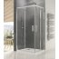 Ronal Sanswiss Ocelia OCEAC Kabina prysznicowa kwadratowa 90x90x190 cm drzwi przesuwne, profile srebrny połysk szkło przezroczyste Aquaperle OCEAC0905007 - zdjęcie 1