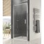 Ronal Sanswiss Ocelia OCEP Drzwi prysznicowe uchylne 80x190 cm, profile srebrny połysk szkło przezroczyste Aquaperle OCEP0805007 - zdjęcie 1