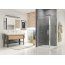 Ronal Sanswiss Ocelia OCEP Drzwi prysznicowe uchylne 80x190 cm, profile srebrny połysk szkło przezroczyste Aquaperle OCEP0805007 - zdjęcie 4