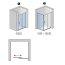 Ronal Sanswiss Ocelia OCES2 Drzwi prysznicowe przesuwne 100x190 cm, profile srebrny połysk szkło przezroczyste Aquaperle OCES21005007 - zdjęcie 2