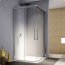 Ronal Sanswiss Pur Light S Kabina prysznicowa narożna z drzwiami dwuczęściowymi rozsuwanymi 100x200 cm prawe, profile białe szkło przezroczyste PLSE2D1000407 - zdjęcie 1
