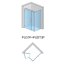 Ronal Sanswiss Pur Ścianka boczna montaż z profilem przyściennym 100x200 cm profile chrom szkło przezroczyste PUDT3P1001007 - zdjęcie 2