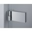 Ronal Sanswiss Pur Wejście narożne jednoczęściowe, montaż bezprofilowy 40-100x200 cm prawe, profile chrom szkło przezroczyste PUE1DSM11007 - zdjęcie 3