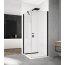 Ronal Sanswiss Solino Black SOL1 Drzwi prysznicowe uchylne 75x200 cm, profile czarny mat szkło przezroczyste Aquaperle SOL107500607 - zdjęcie 1