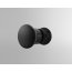 Ronal Sanswiss Solino Black SOL31 Drzwi prysznicowe wahadłowe 90x200 cm ze ścianką stałą, profile czarny mat szkło przezroczyste Aquaperle SOL3109000607 - zdjęcie 4