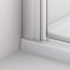 Ronal Sanswiss Solino SOLF1 G Drzwi prysznicowe składane 100x200 cm lewe, profile srebrny połysk szkło przezroczyste Aquaperle SOLF1G1005007 - zdjęcie 3