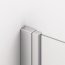 Ronal Sanswiss Solino SOL2 Drzwi prysznicowe wahadłowe 80x200 cm, profile srebrny połysk szkło przezroczyste Aquaperle SOL208005007 - zdjęcie 5
