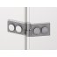 Ronal Sanswiss Swing-Line F Drzwi dwuczęściowe składane 100x195 cm lewe, profile białe szkło przezroczyste SLF1G10000407 - zdjęcie 5