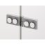 Ronal Sanswiss Swing-Line F Drzwi dwuczęściowe składane 100x195 cm lewe, profile srebrny mat szkło przezroczyste SLF1G10000107 - zdjęcie 11
