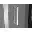 Ronal Sanswiss Top-Line Drzwi dwuczęściowe 100x190 cm, profile białe szkło przezroczyste TOPP210000407 - zdjęcie 3