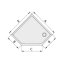 Ronal Sanswiss Top-Line Kabina pięciokątna z drzwiami otwieranymi 80x190 cm, profile srebrny mat szkło przezroczyste TOP5260800107 - zdjęcie 3