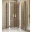 Ronal Sanswiss Top-Line TOP52 Kabina prysznicowa pięciokątna 100x100x190 cm drzwi wahadłowe, profile srebrny połysk szkło przezroczyste Aquaperle TOP5271005007 - zdjęcie 1