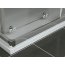 Ronal Sanswiss Top-Line Kabina prysznicowa asymetryczna narożna z drzwiami rozsuwanymi 100x190 cm drzwi prawe, profile srebrny mat szkło przezroczyste TOPD10000107 - zdjęcie 3