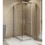 Ronal Sanswiss Top-Line TED2 Drzwi prysznicowe uchylne 100x190 cm lewe, profile srebrny połysk szkło przezroczyste Aquaperle TED2G10005007 - zdjęcie 1