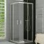 Ronal Sanswiss Top-Line Kabina prysznicowa narożna z drzwiami otwieranymi na zewnątrz 120x190 cm drzwi lewe, profile białe szkło przezroczyste TED2G12000407 - zdjęcie 1