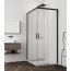 Ronal Sanswiss Top-Line S Black TLS D Drzwi prysznicowe przesuwne 75x200 cm prawe, profile czarny mat szkło przezroczyste Aquaperle TLSD0750607 - zdjęcie 1