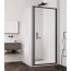 Ronal Sanswiss Top-Line S Black TLSP Drzwi prysznicowe wahadłowe 100x200 cm, profile czarny mat szkło przezroczyste Aquaperle TLSP1000607 - zdjęcie 1