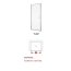 Ronal Sanswiss Top-Line S TLSP Drzwi prysznicowe uchylne 80x200 cm, profile srebrny połysk szkło przezroczyste Aquaperle  TLSP0805007 - zdjęcie 3