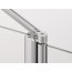 Ronal Sanswiss Swing-Line Drzwi jednoczęściowe ze ścianką stałą w linii 80x195 cm, profile połysk szkło przezroczyste SL1308005007 - zdjęcie 5