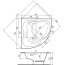 Ruben Love Wanna narożna symetryczna 150x150x56 cm z systemem hydromasażu Ajax, biała RUBLOVWANNAR150X150BIAAJAX - zdjęcie 4