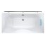 Sanplast Altus WP-lx-ALT/EX Wanna prostokątna 190x90x50 cm ze stelażem, systemem odpływowym i relingiem, biała 610-120-0370-01-000 - zdjęcie 1