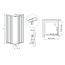 Sanplast Classic KNN-2-d Kabina prysznicowa narożna - 90/90/185 biały Sitodruk W5 600-013-0131-10-420 - zdjęcie 2