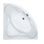 Sanplast Classic WS/CL Wanna narożna 135x135x44 cm ze stelażem STW, biała 610-010-0230-01-000 - zdjęcie 1