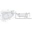 Sanplast Eko Plus WAL(P)/EKOPLUS Wanna narożna 150x100x39 cm lewa ze stelażem STW, biała 610-131-0550-01-000 - zdjęcie 3